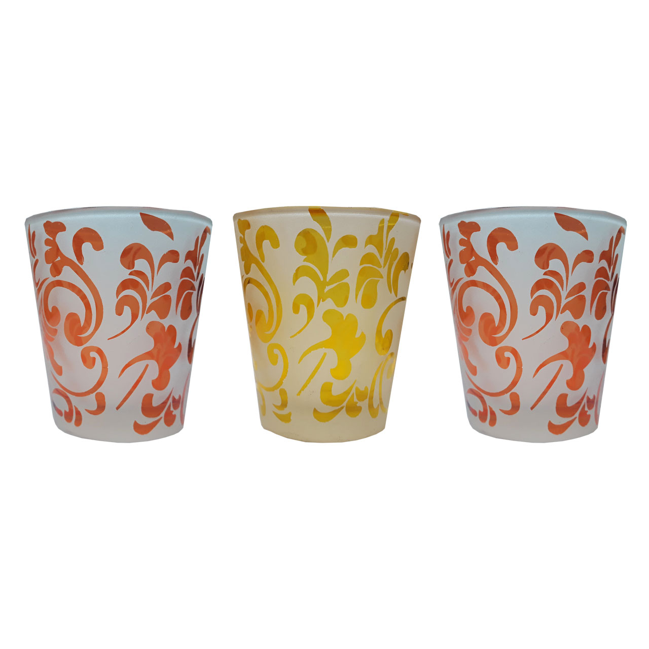 جاشمعی طرح گل کد 02 مجموعه 3 عددی