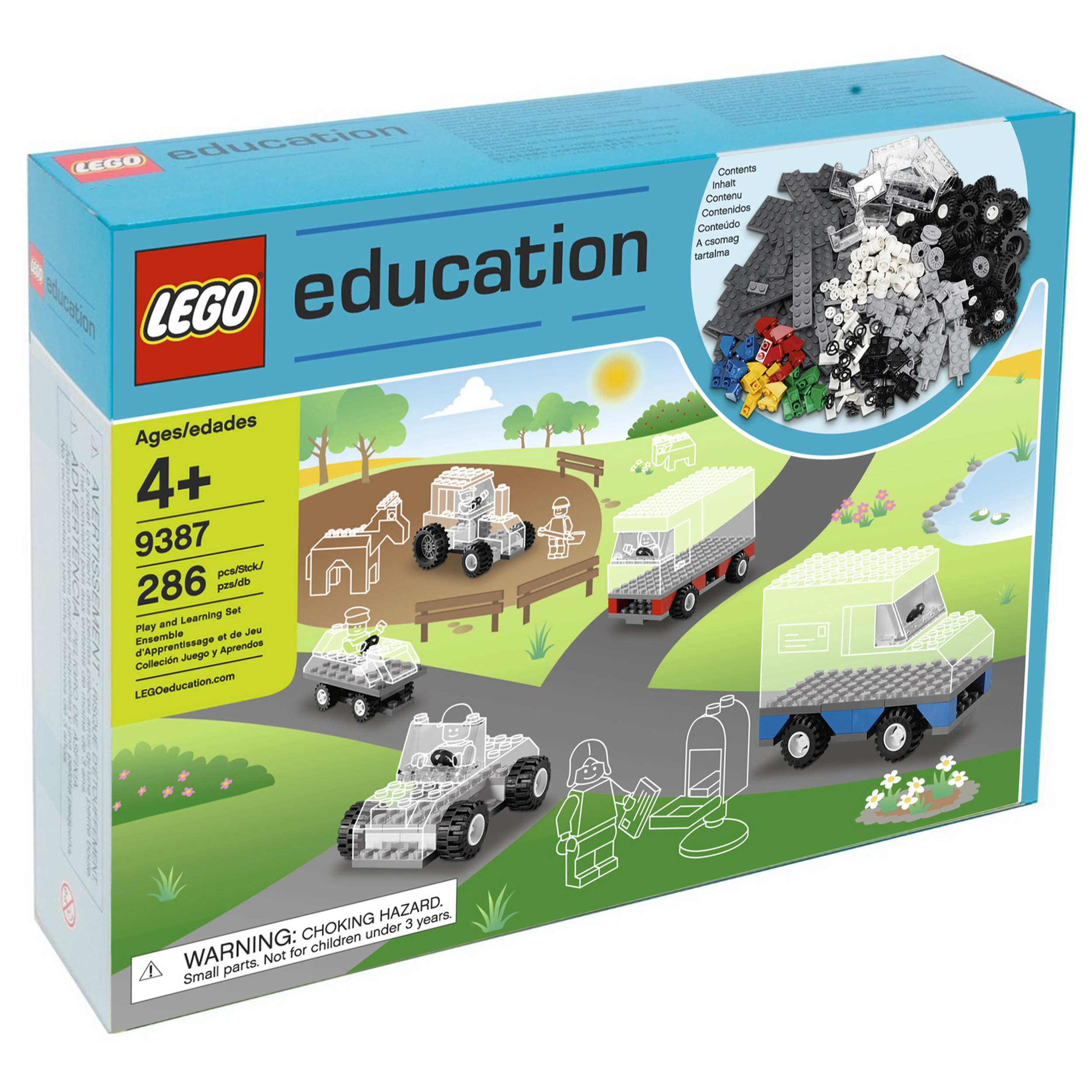 لگو سری education مدل wheel Set 9387