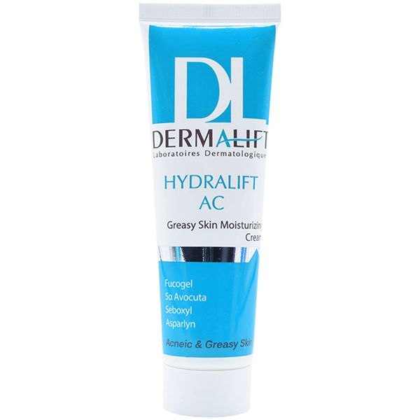 کرم مرطوب کننده پوستهای چرب درمالیفت مدل Hydralift AC Cream حجم 50 میلی لیتر