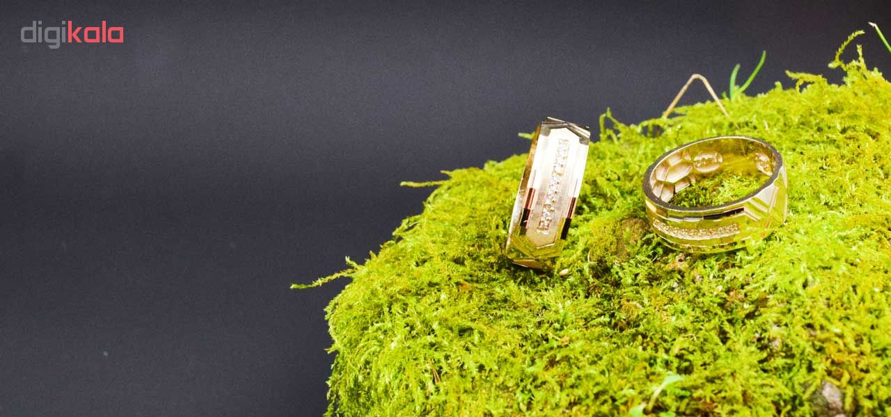 ست حلقه طلا 18 عیار کانیار گالری مدل M36