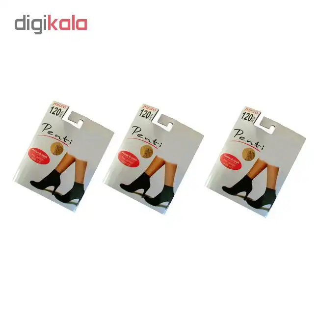 جوراب پنتی مدل 120Den بسته 3 جفتی