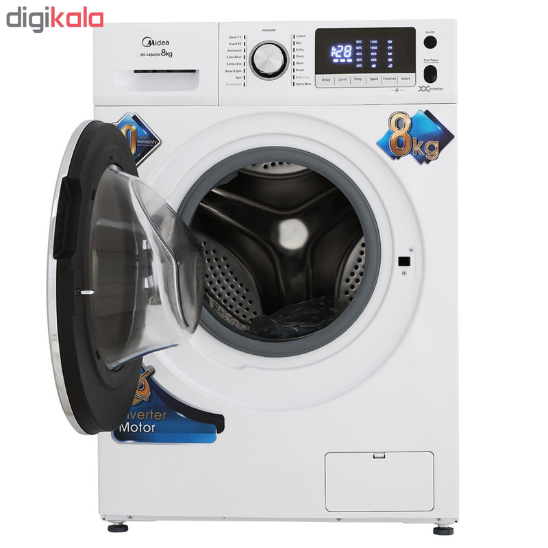 ماشین لباسشویی مایدیا مدل WI-14812 ظرفیت 8 کیلوگرم