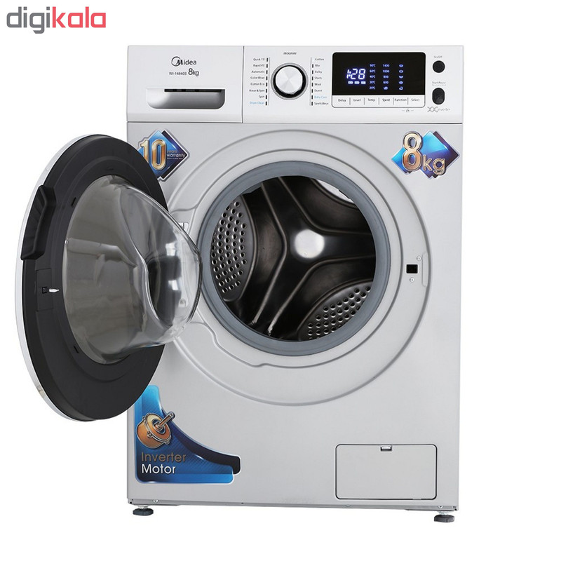 ماشین لباسشویی مایدیا مدل WI-14812 ظرفیت 8 کیلوگرم