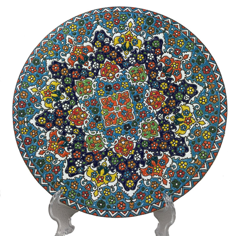 بشقاب میناکاری کدW220 