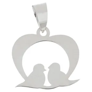 آویز گردنبند نقره زنانه مدل p26