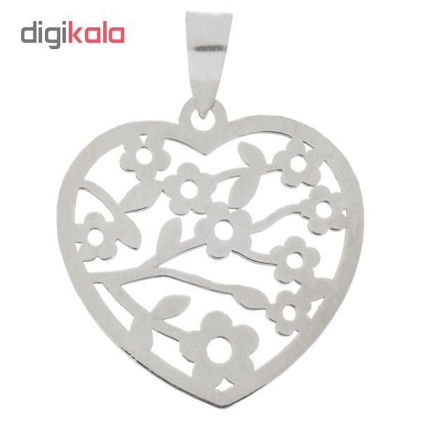 آویز گردنبند نقره زنانه مدل p36