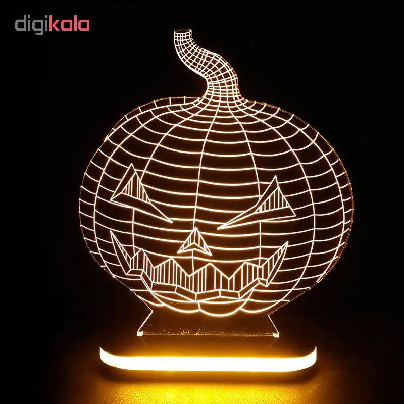 چراغ خواب طرح کدو هالووین کد 1087
