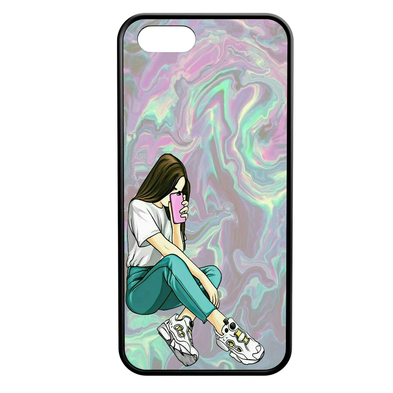 کاور طرح دخترانه کد 8930 مناسب برای گوشی موبایل اپل iphone 5/5s/se