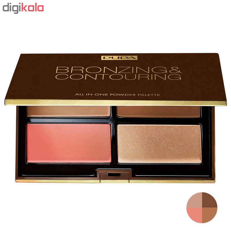 پالت کانتورینگ پوپا سری All In One Powder Palette شماره 003