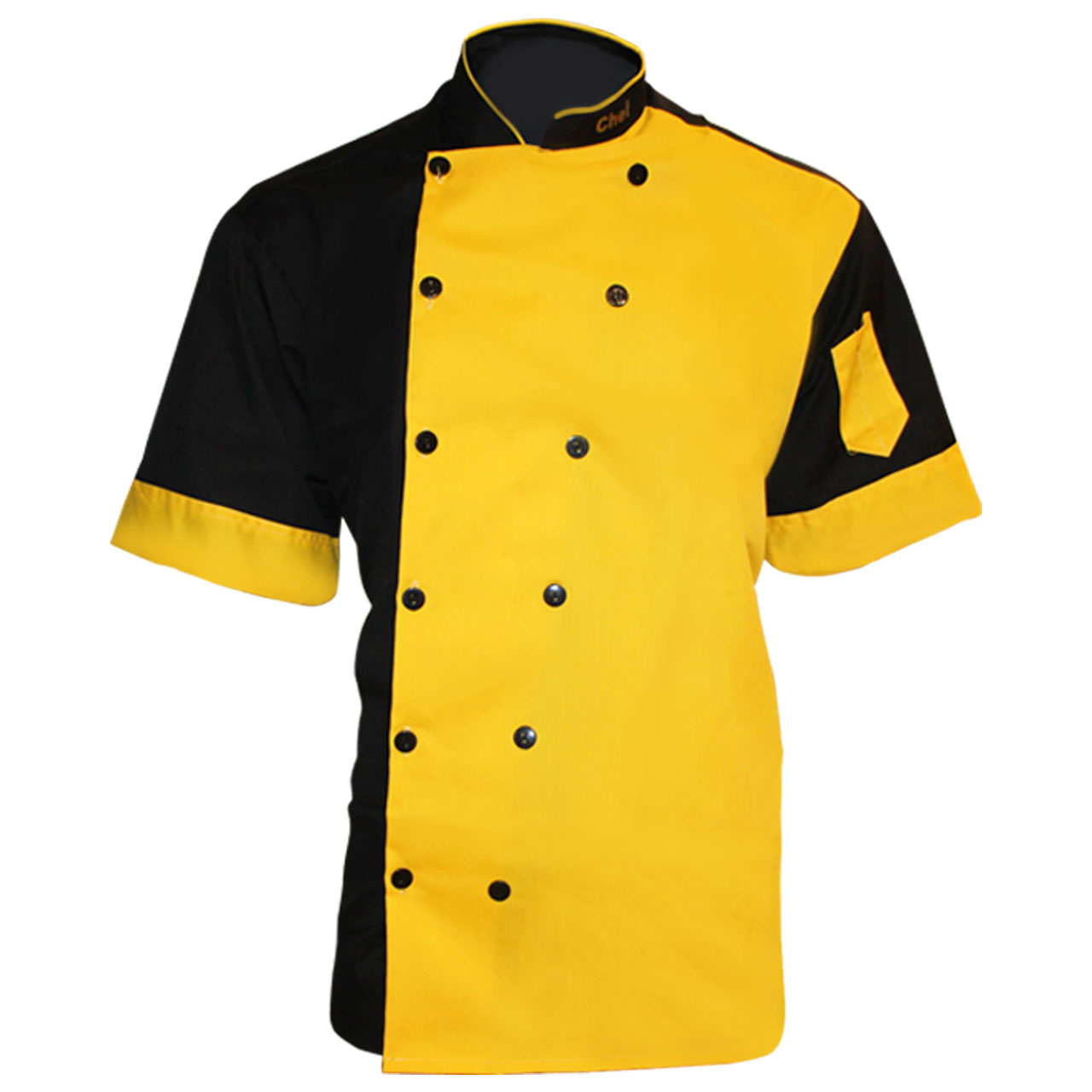 لباس کار مدل چف IGD رنگ زرد