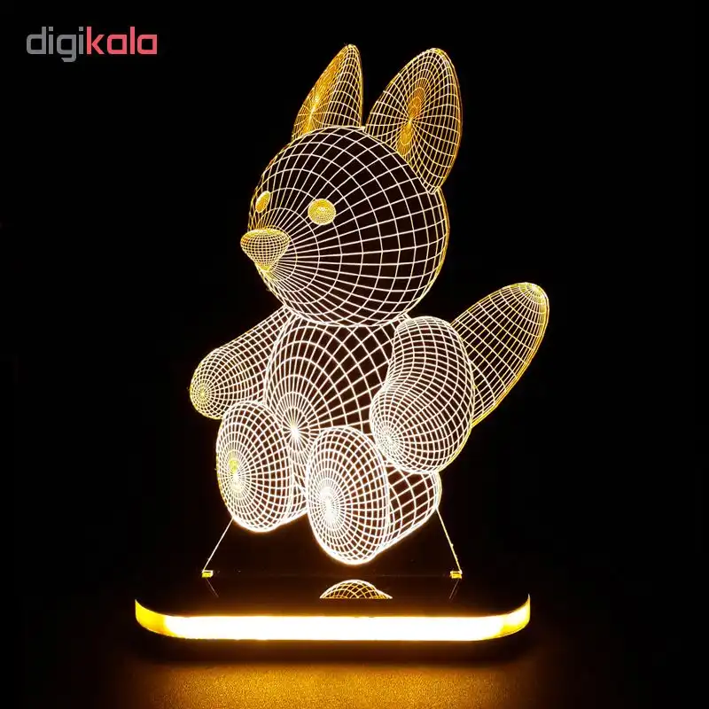 چراغ خواب طرح گرگ کد 1089