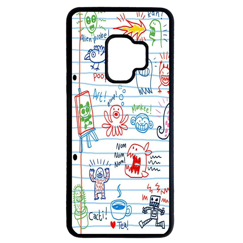کاور طرح نقاشی کد 9102 مناسب برای گوشی موبایل سامسونگ galaxy s9