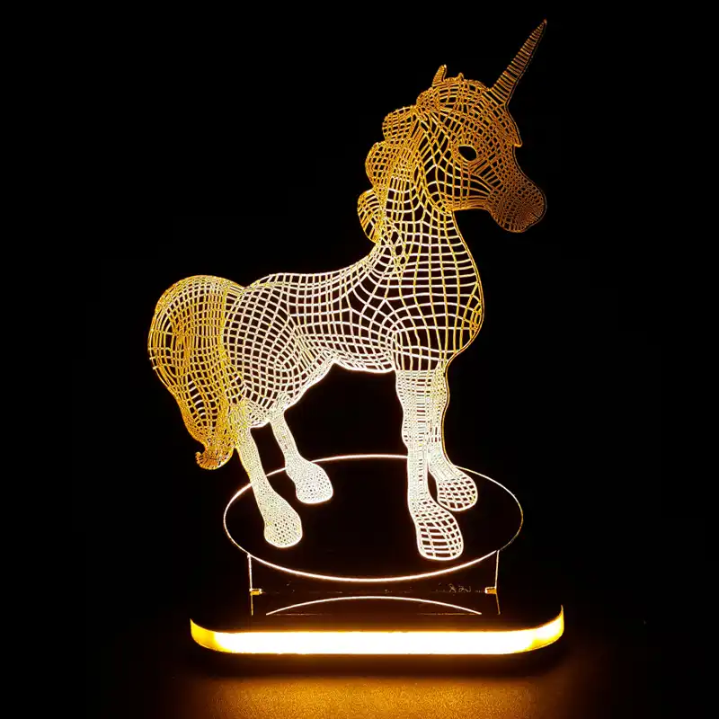 چراغ خواب طرح اسب تک شاخ کد 1096