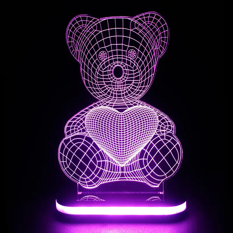 چراغ خواب طرح خرسی کد 1107