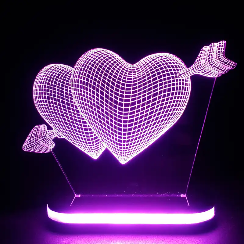 چراغ خواب طرح قلب کد 1112