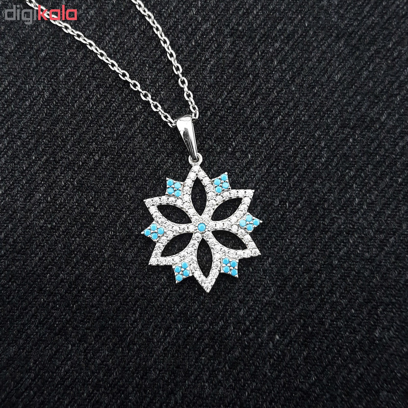 گردنبند نقره فلاویا کد FL108