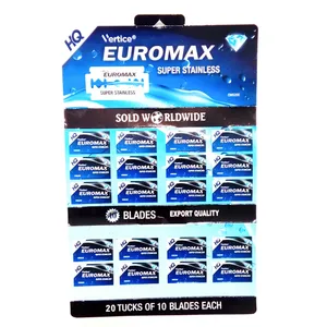 تیغ یدک اصلاح یورومکس مدل EMS بسته 200 عددی