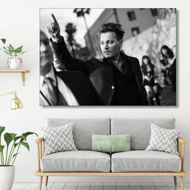 تابلو شاسی گالری استاربوی طرح جانی دپ مدل بازیگران 049