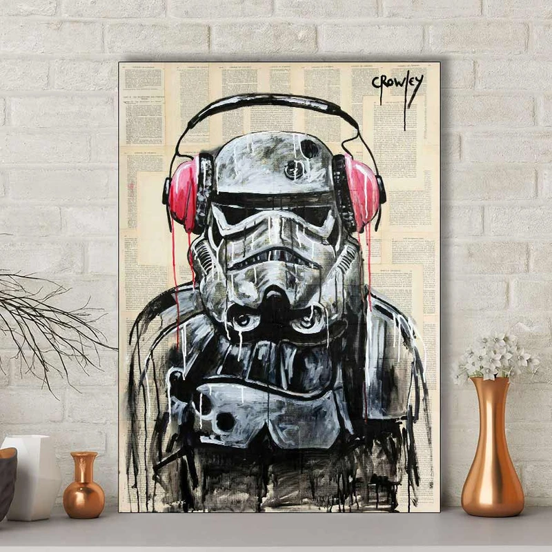 تابلو شاسی گالری استاربوی طرح Star Wars مدل هنری 580