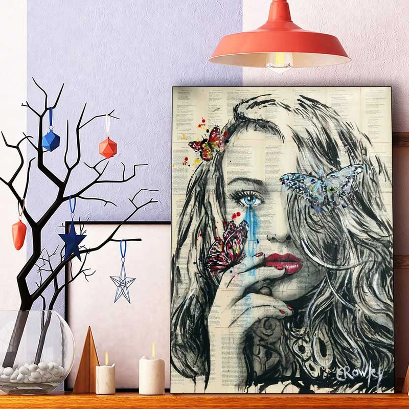 تابلو شاسی گالری استاربوی طرح اشک مدل هنری 579