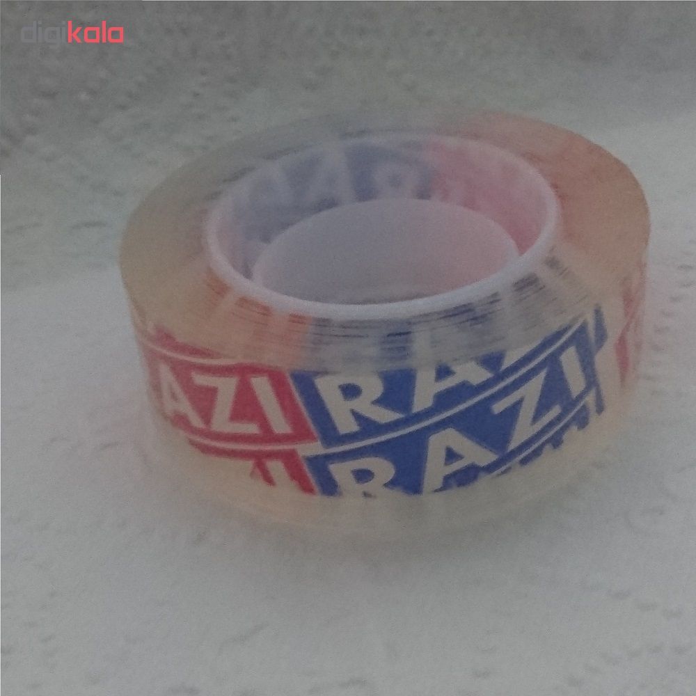 چسب نواری رازی کد 222 عرض 1.8 سانتی متر بسته 2 عددی main 1 2