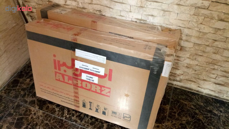 اجاق گاز صفحه‌ای پنج شعله استیل البرز مدل G-5910-W