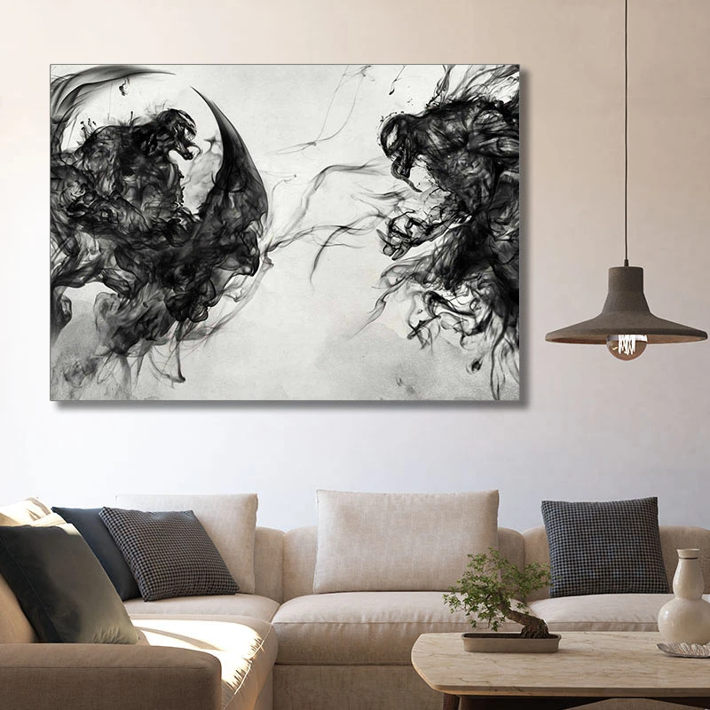 تابلو شاسی گالری استاربوی طرح ونوم مدل هنری 357