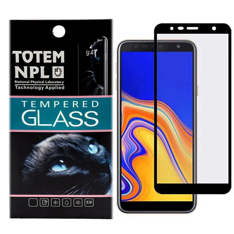 محافظ صفحه نمایش توتم مدل Fullcover مناسب برای گوشی موبایل سامسونگ Galaxy J4 Plus