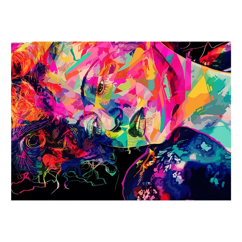 تابلو شاسی طرح وهم رنگ مدل Colorful 0023