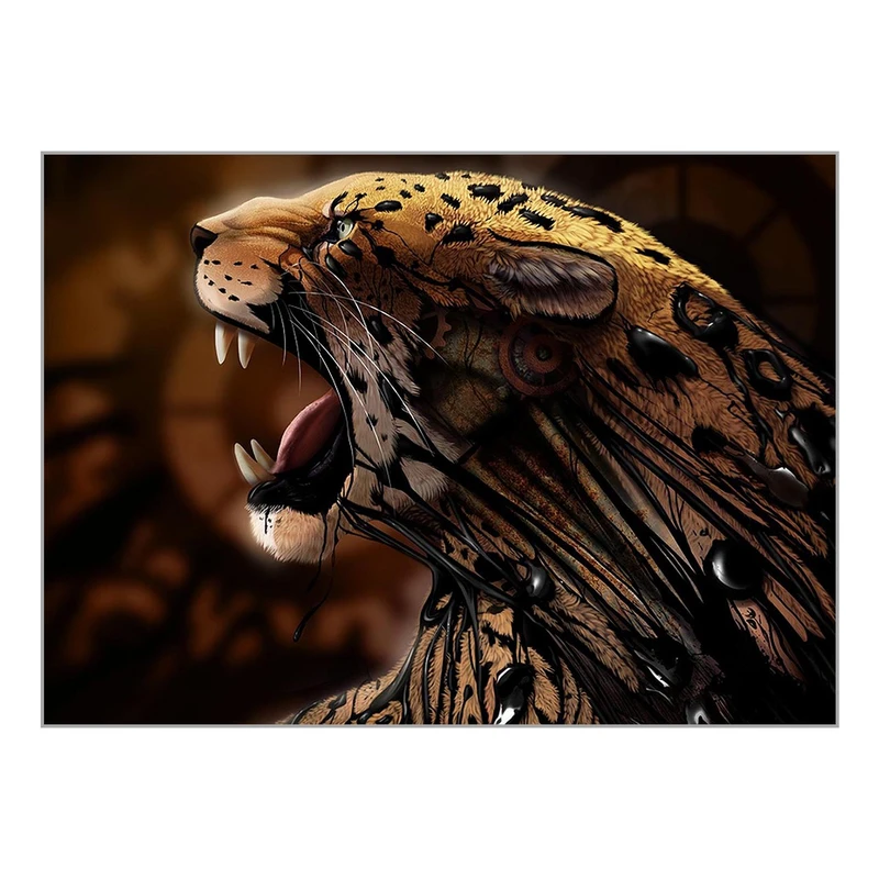 تابلو شاسی طرح پلنگ مدل Animal 0050