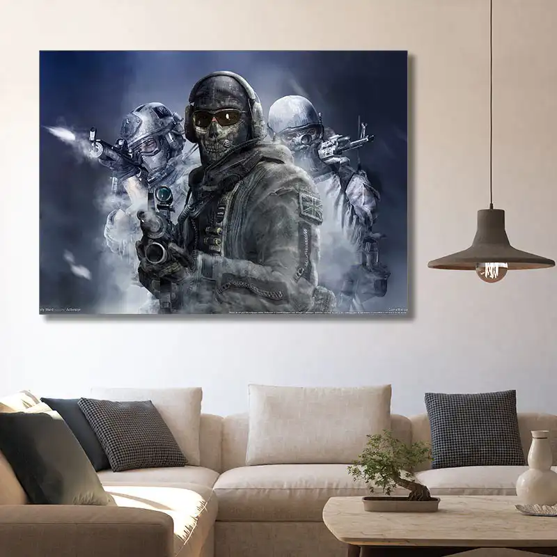 تابلو شاسی گالری استاربوی طرح بازی Call of Duty مدل بازی کامپیوتری 1