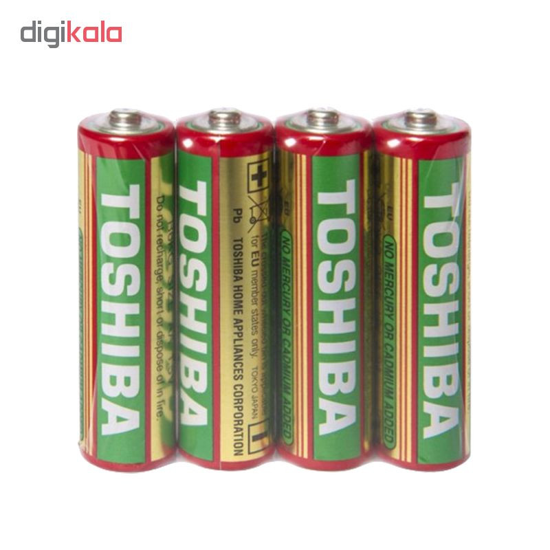 باتری قلمی توشیبا مدل Heavy Duty R6 بسته 4 عددی