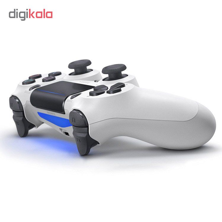 دسته بازی بی سیم سونی مدل Dualshock 4 White مناسب برای PS4