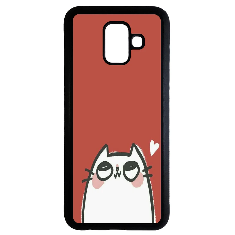 کاور طرح گربه کد 9577 مناسب برای گوشی موبایل سامسونگ galaxy j6 2018