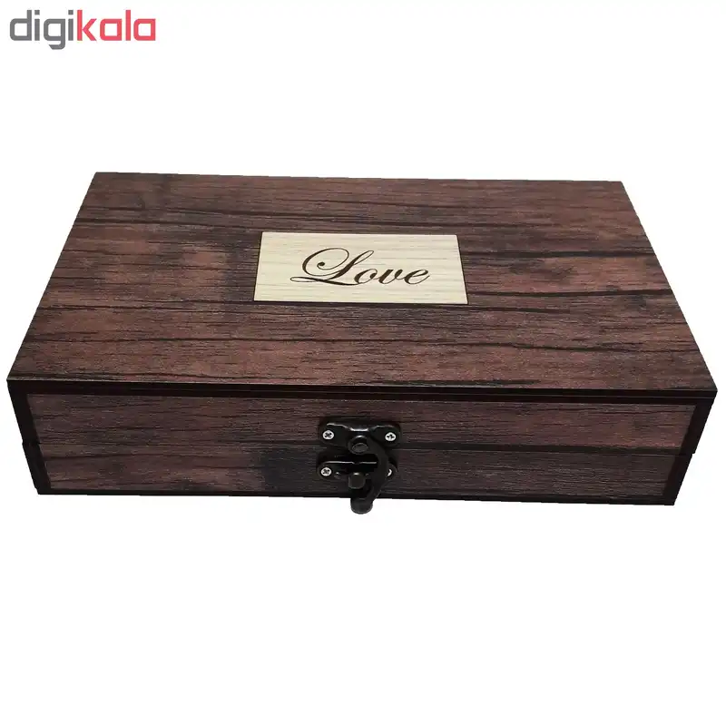 جعبه هدیه چوبی کادویی آیهان باکس مدل 64