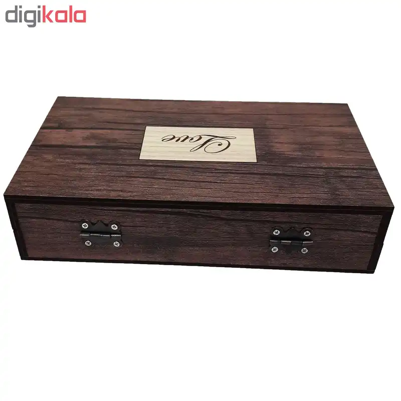 جعبه هدیه چوبی کادویی آیهان باکس مدل 64