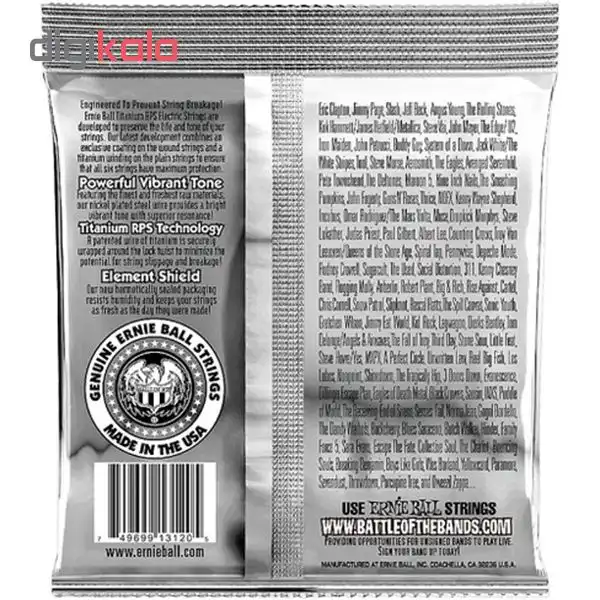 سیم گیتار الکتریک ارنی بال TITANIUM 3120