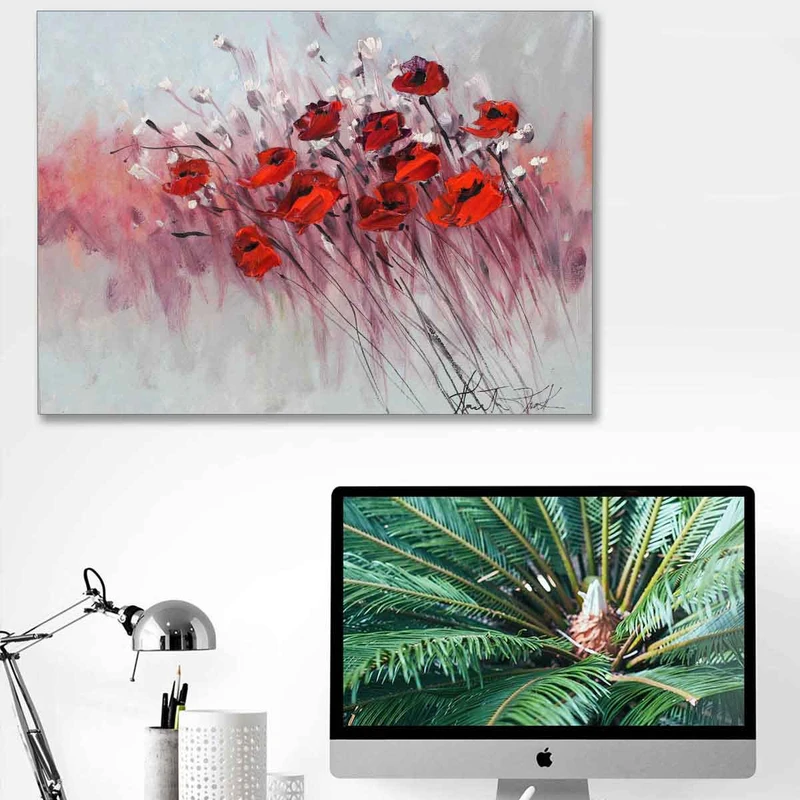 تابلو شاسی گالری استاربوی طرح گل لاله کد 167