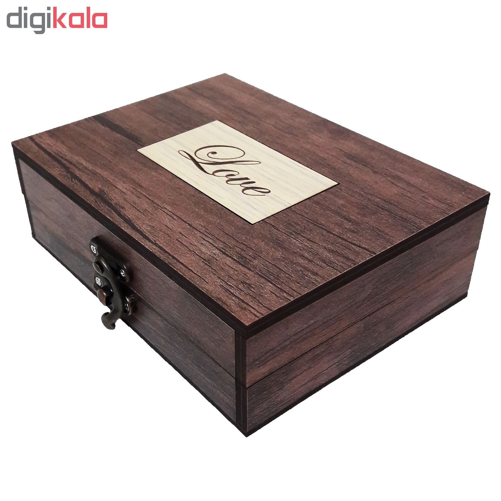 جعبه هدیه چوبی کادویی آیهان باکس مدل 74