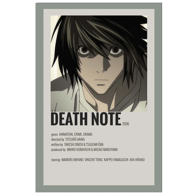 پوستر مدل انیمه دفترچه مرگ Death note طرح ال L کد 894