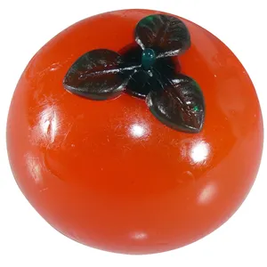 توپ بازی ضد استرس مدل Three Leafy Tomatoes Red