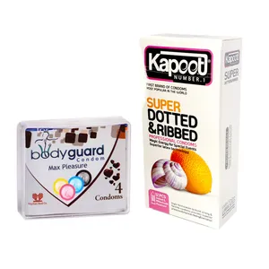 کاندوم کاپوت مدل Super Dotted بسته 12 عددی به همراه کاندوم بادیگارد مدل Max Pleasure بسته 4 عددی