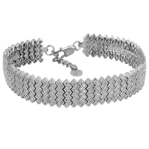 دستبند نقره زنانه مدل p3366