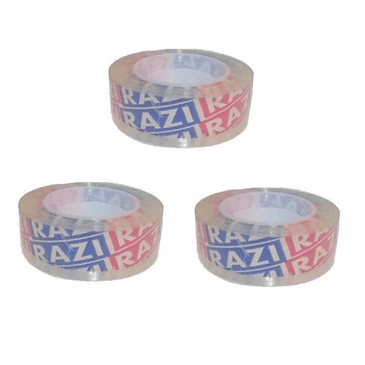 چسب نواری رازی کد 333 عرض 1.8 سانتی متر بسته 3 عددی