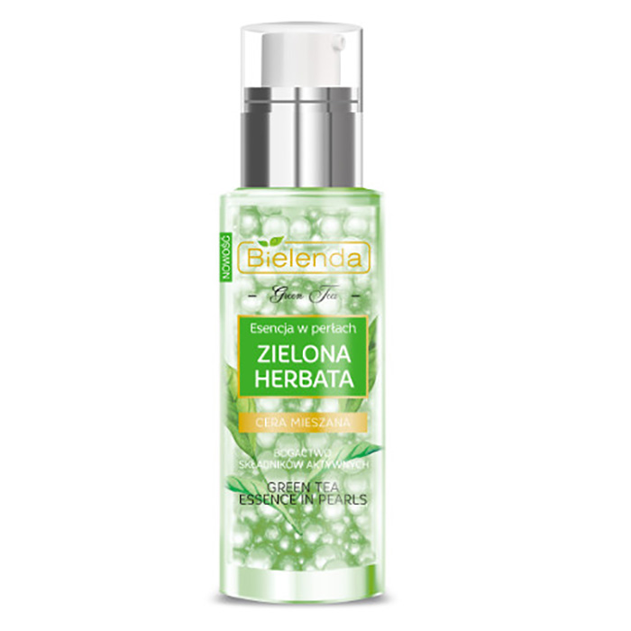 سرم پوست بی یلندا سری GREEN TEA ESSENCE IN PEARLS حجم ۳۰ میلی لیتر