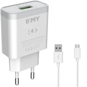 شارژر دیواری امی مدل  MY-A301Q به همراه کابل microUSB