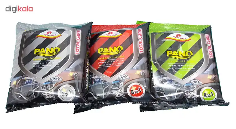 دستمال مرطوب پانو مدل 01 بسته 3 عددی