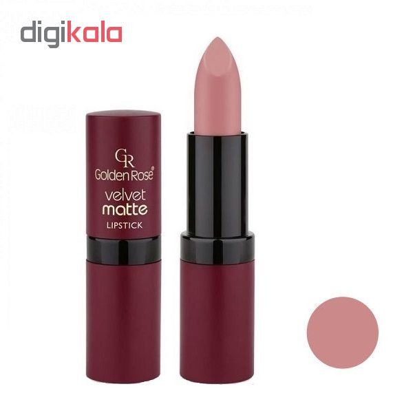 رژلب گلدن رز مدل Velvet شماره 03 رژلب گلدن رز مدل Velvet شماره 03