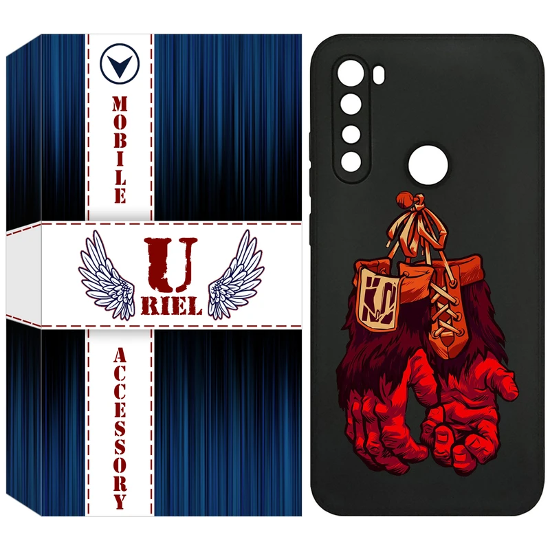 کاور یوریل مدل KSH کد 77 طرح دستکش مناسب برای گوشی موبایل شیائومی Redmi Note 8