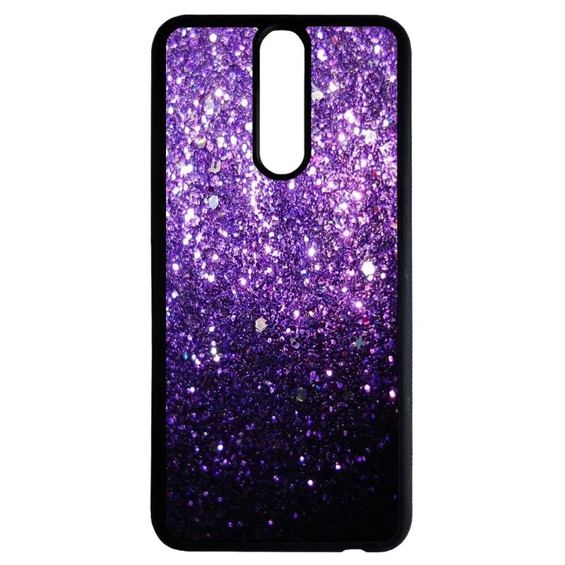 کاور طرح جرقه های بنفش کد 9804 مناسب برای گوشی موبایل هوآوی mate 10 lite